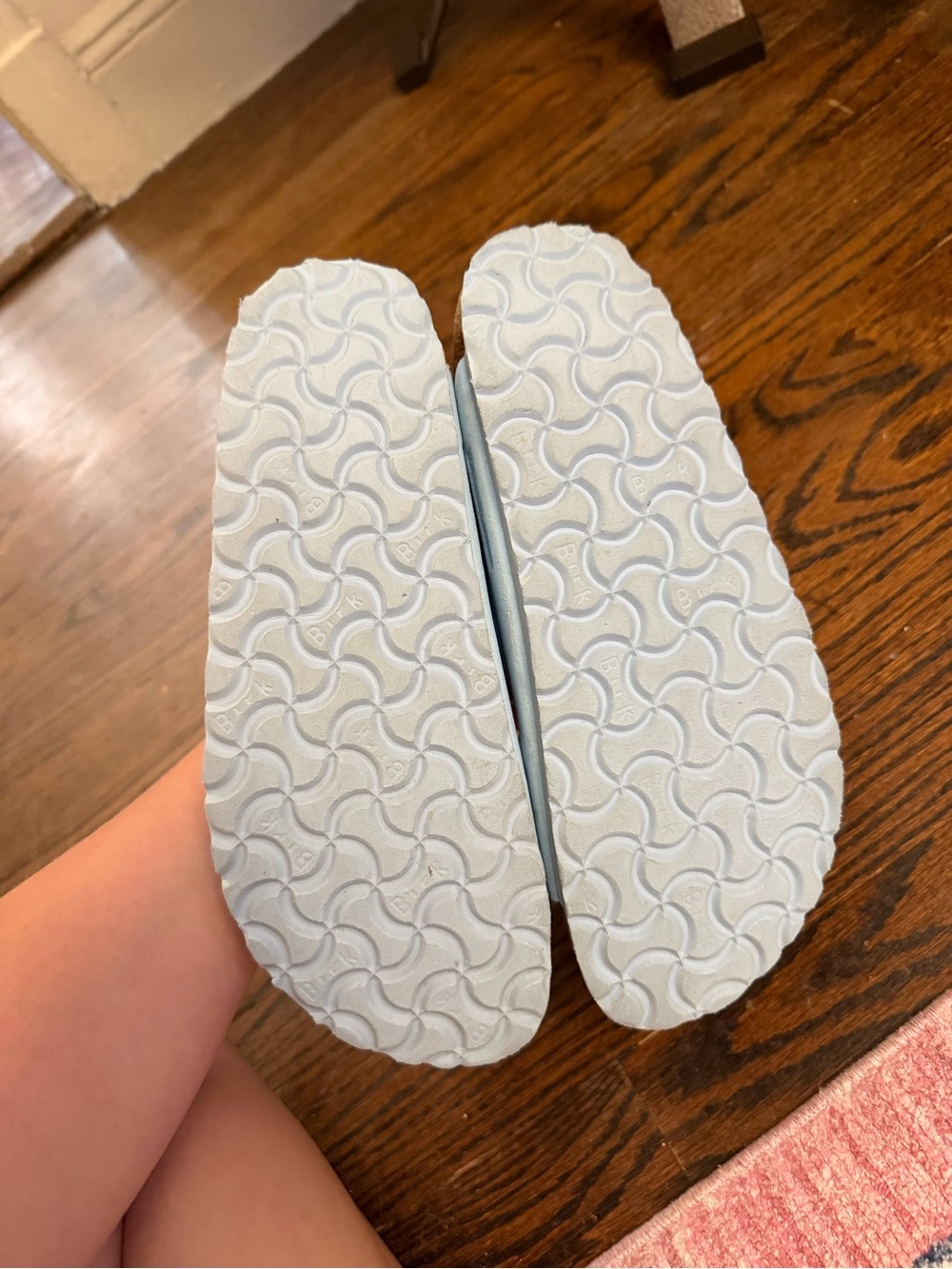 Birkenstock women’s baby blue size 38 w7 - Picture 4 of 7